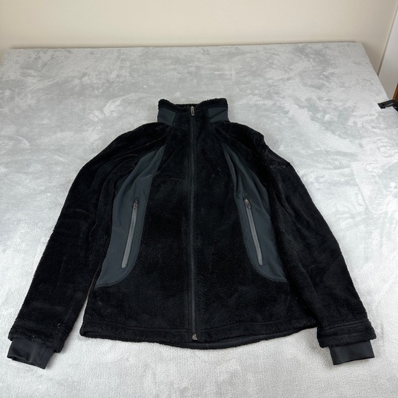 Columbia Black Fuzzy Jacket Women's Small - Picture 3 of 11